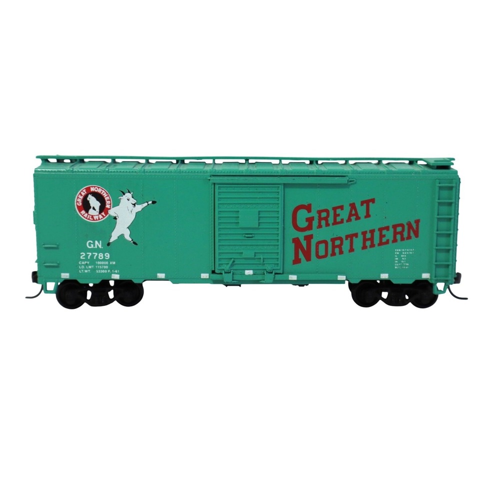 Great Northern Railway HO Scale Boxcar GN 27789 Green Rocky the Goat Logo